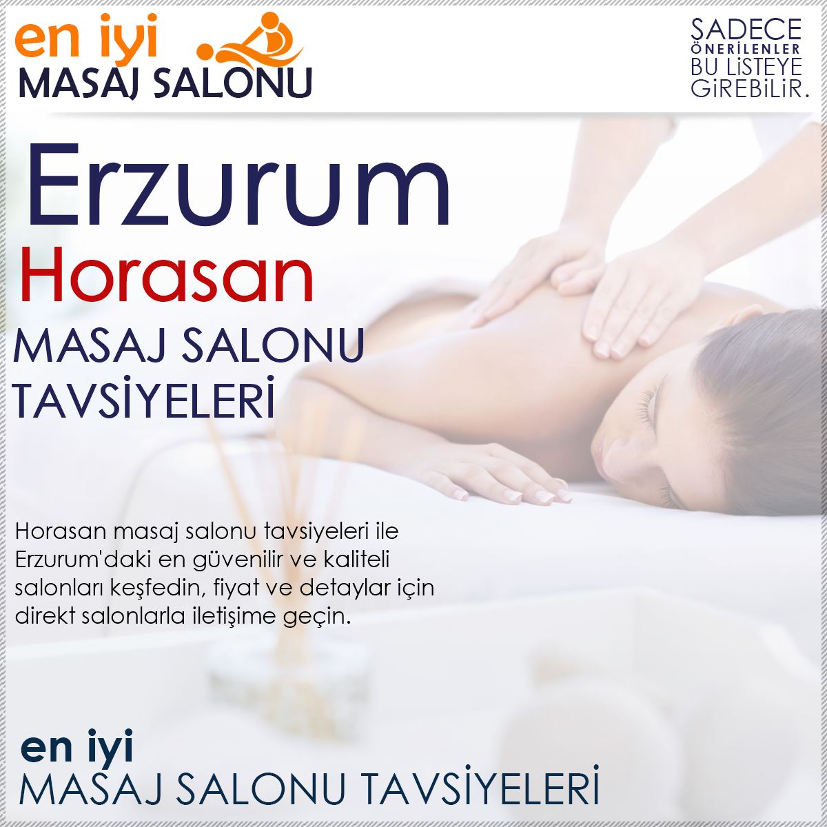 Horasan Masaj Salonu Tavsiyeleri
