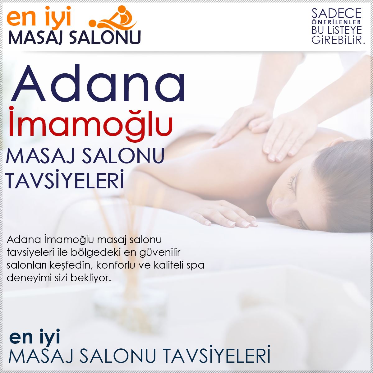 İmamoğlu Masaj Salonu Tavsiyeleri