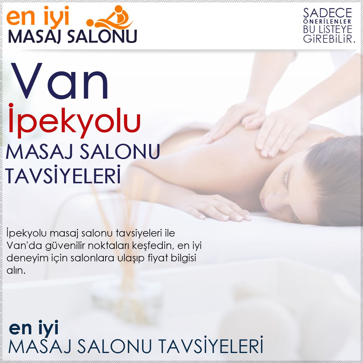 İpekyolu Masaj Salonu Tavsiyeleri