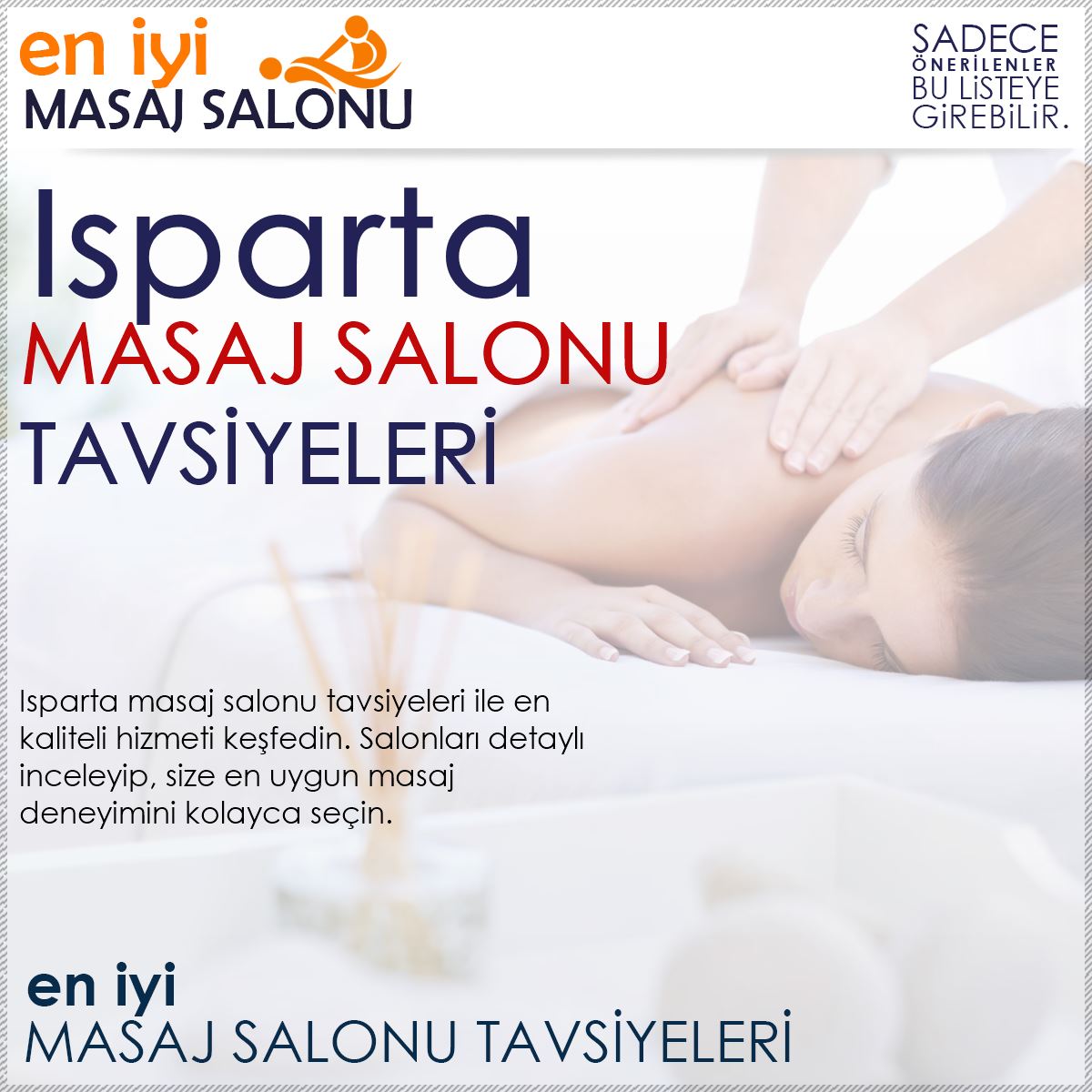 Isparta Masaj Salonu Tavsiyeleri