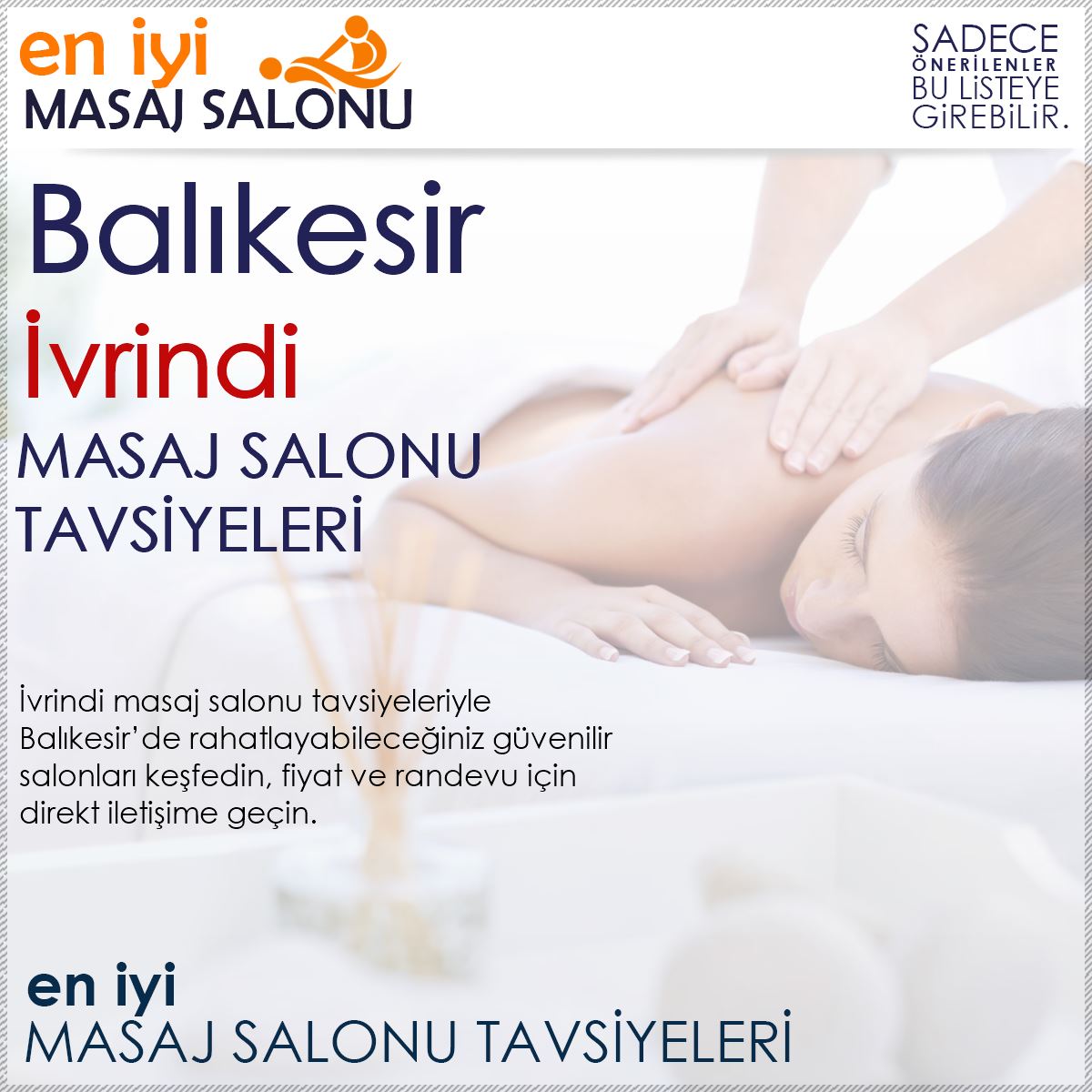 İvrindi Masaj Salonu Tavsiyeleri