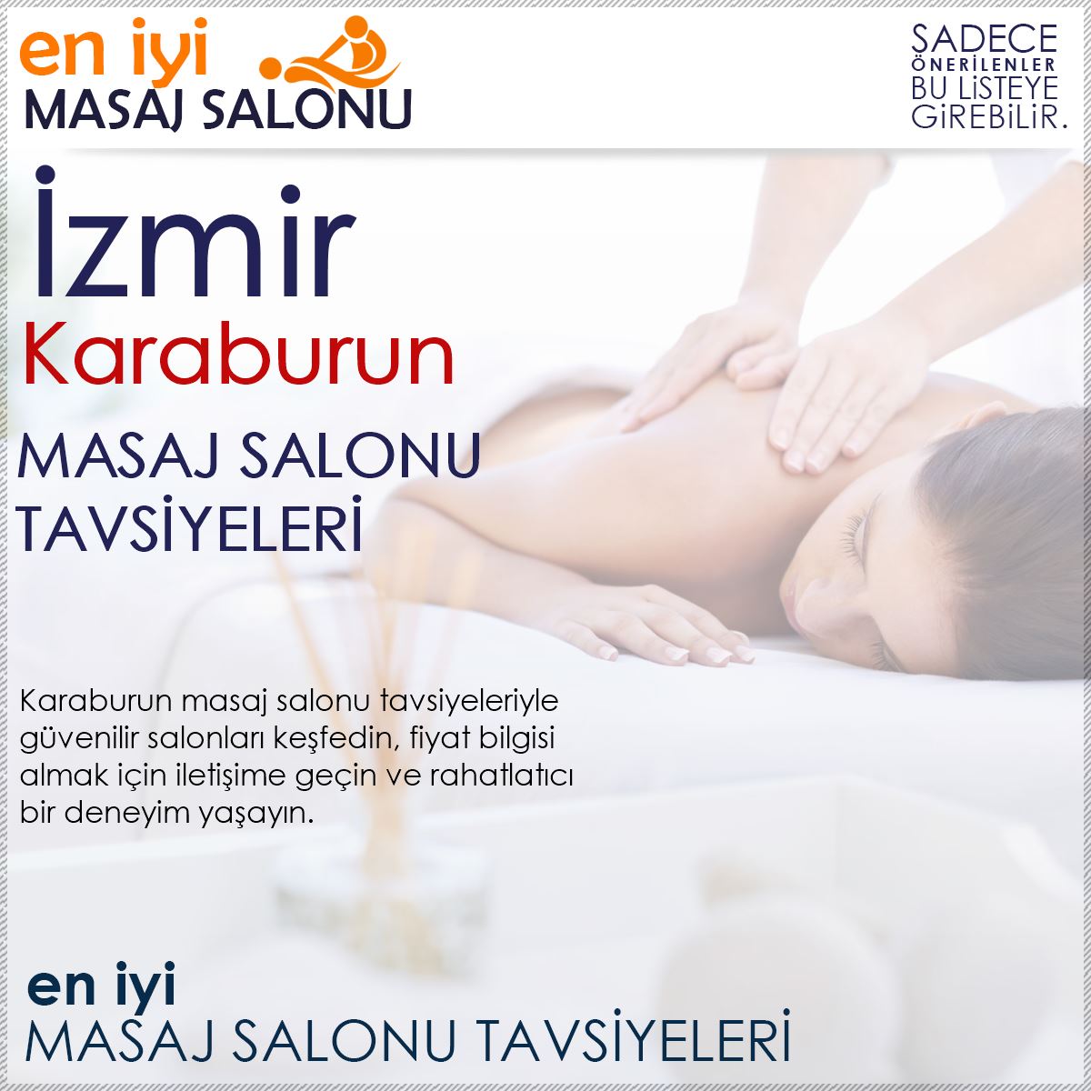 Karaburun Masaj Salonu Tavsiyeleri
