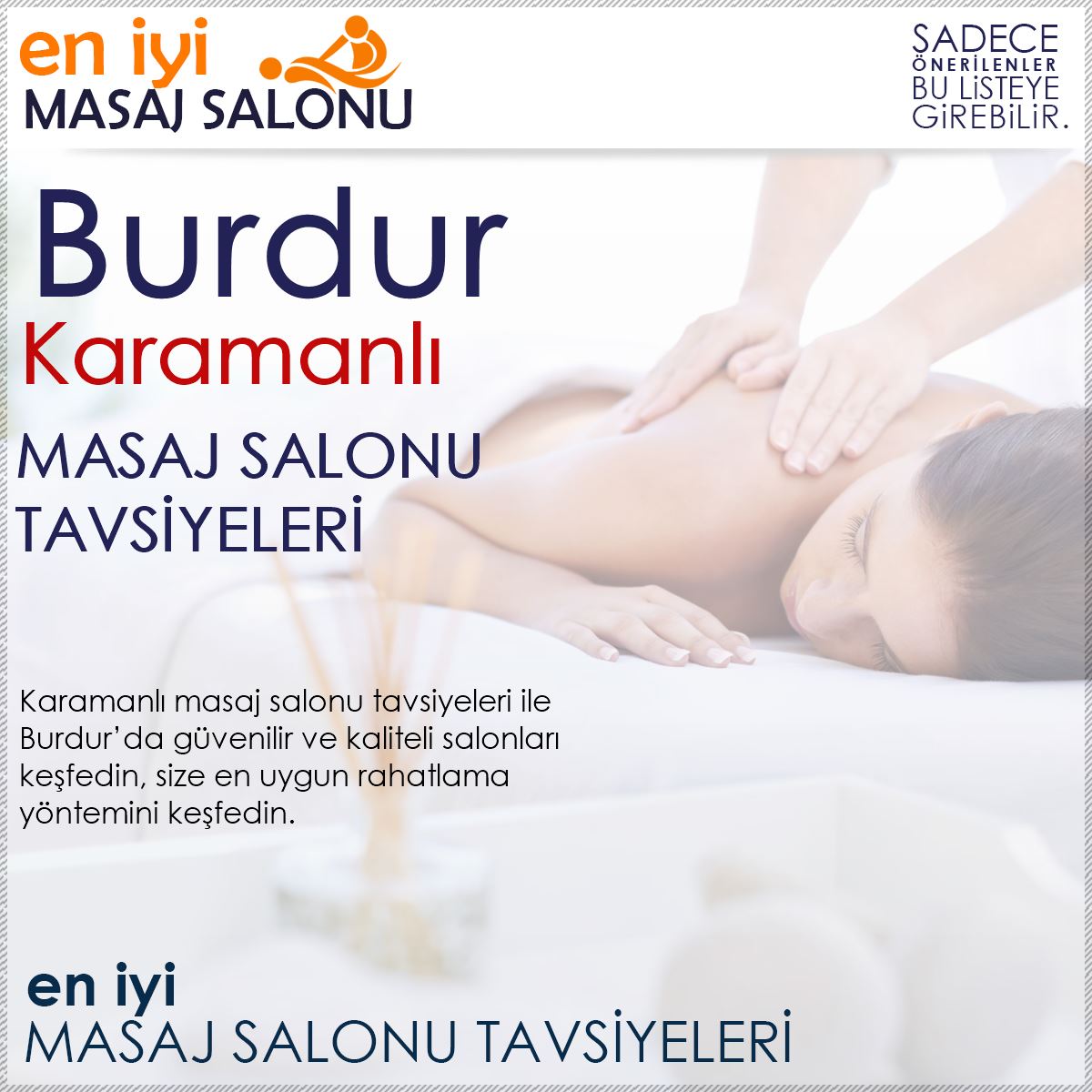 Karamanlı Masaj Salonu Tavsiyeleri