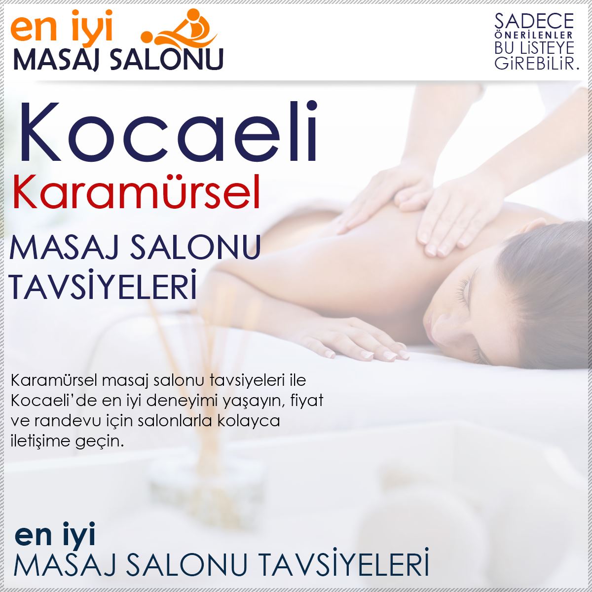 Karamürsel Masaj Salonu Tavsiyeleri