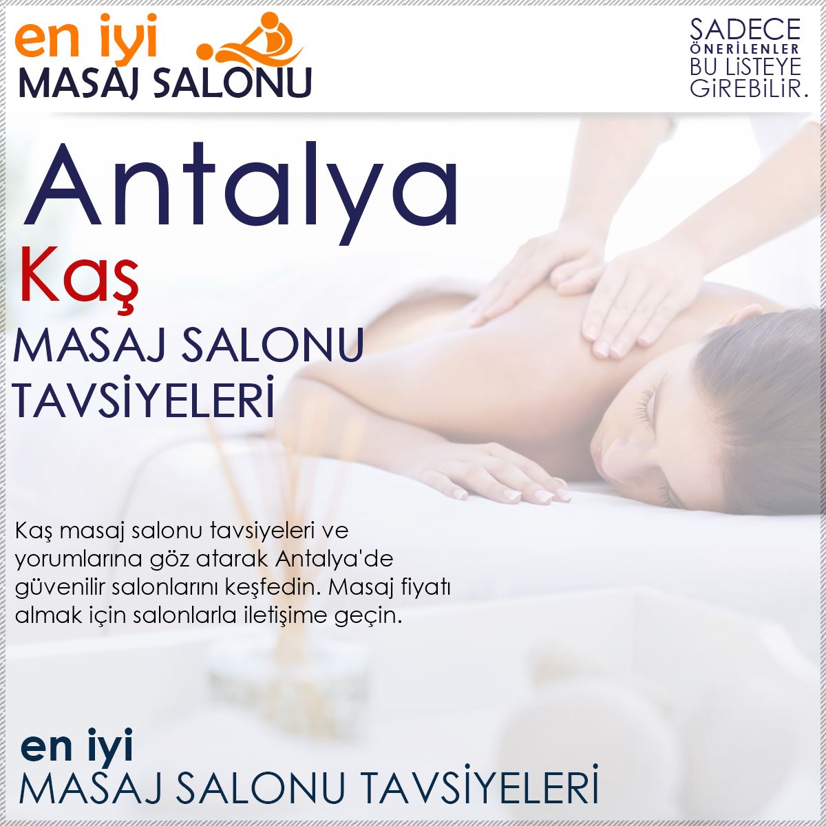 Kaş Masaj Salonu Tavsiyeleri