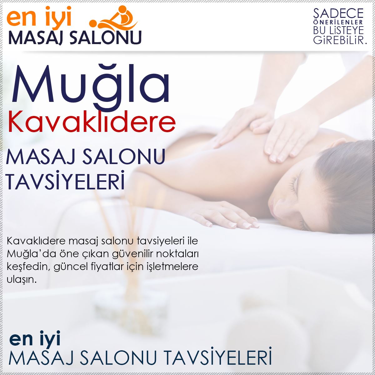 Kavaklıdere Masaj Salonu Tavsiyeleri