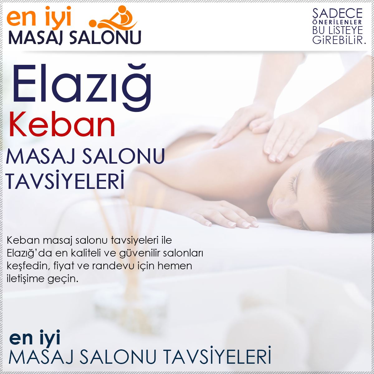 Keban Masaj Salonu Tavsiyeleri