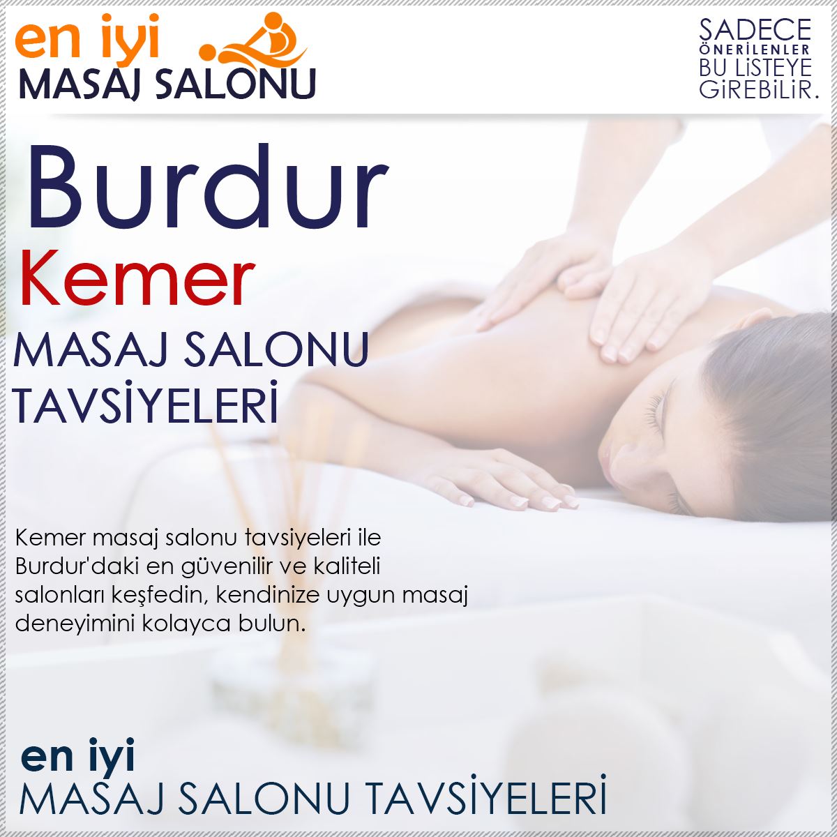 Kemer Masaj Salonu Tavsiyeleri