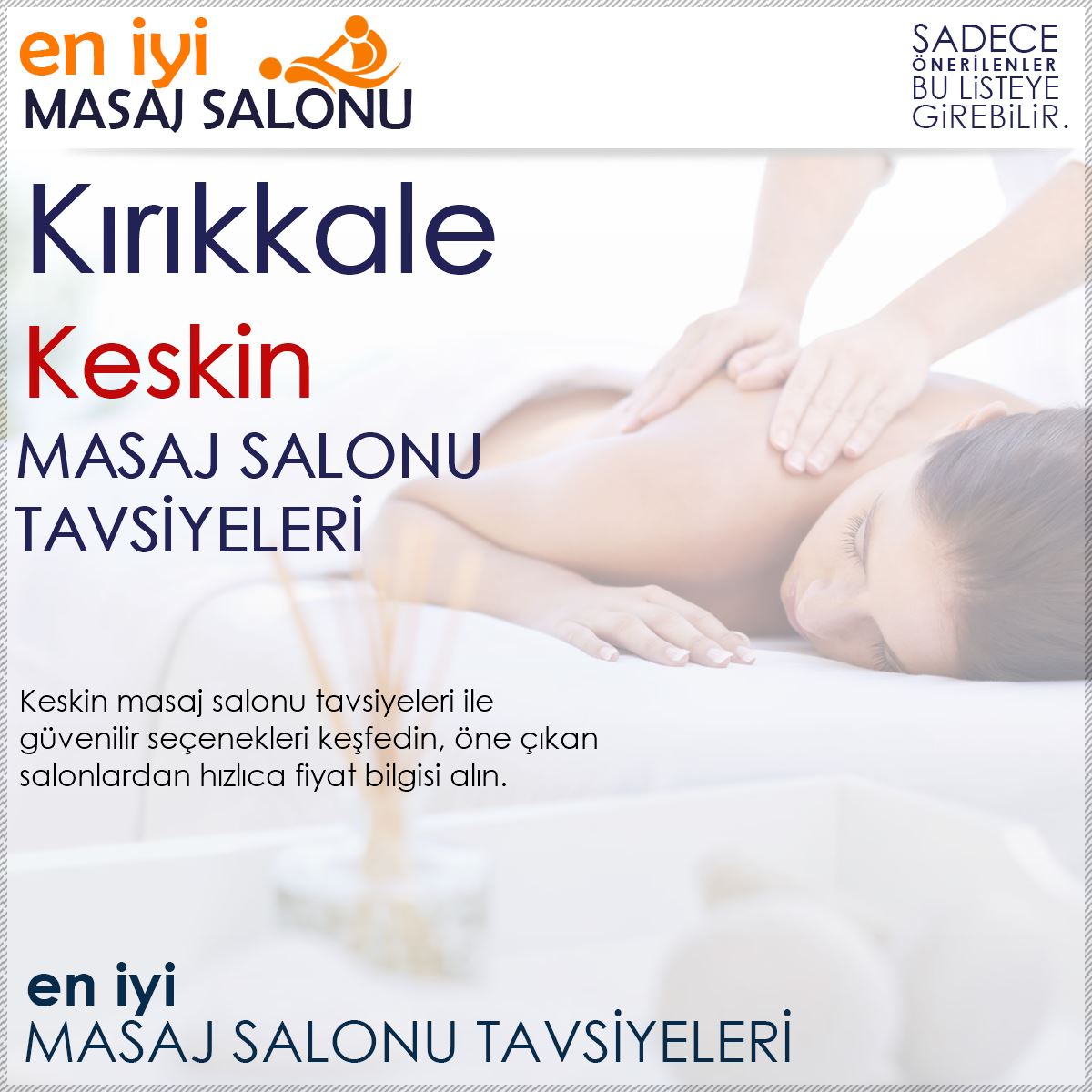 Keskin Masaj Salonu Tavsiyeleri