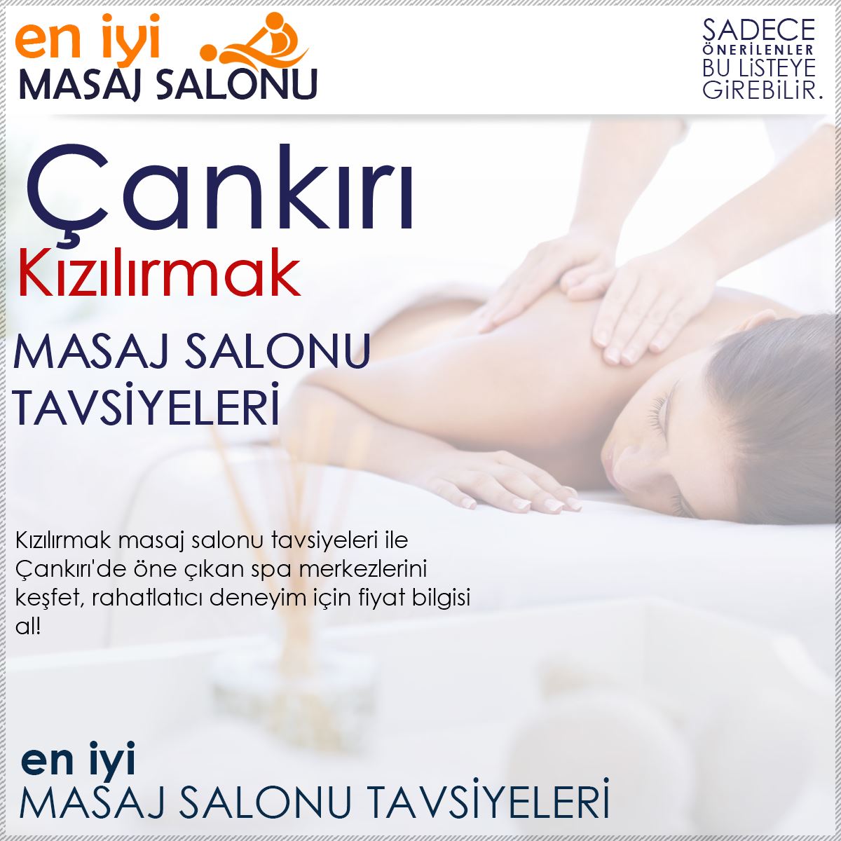 Kızılırmak Masaj Salonu Tavsiyeleri