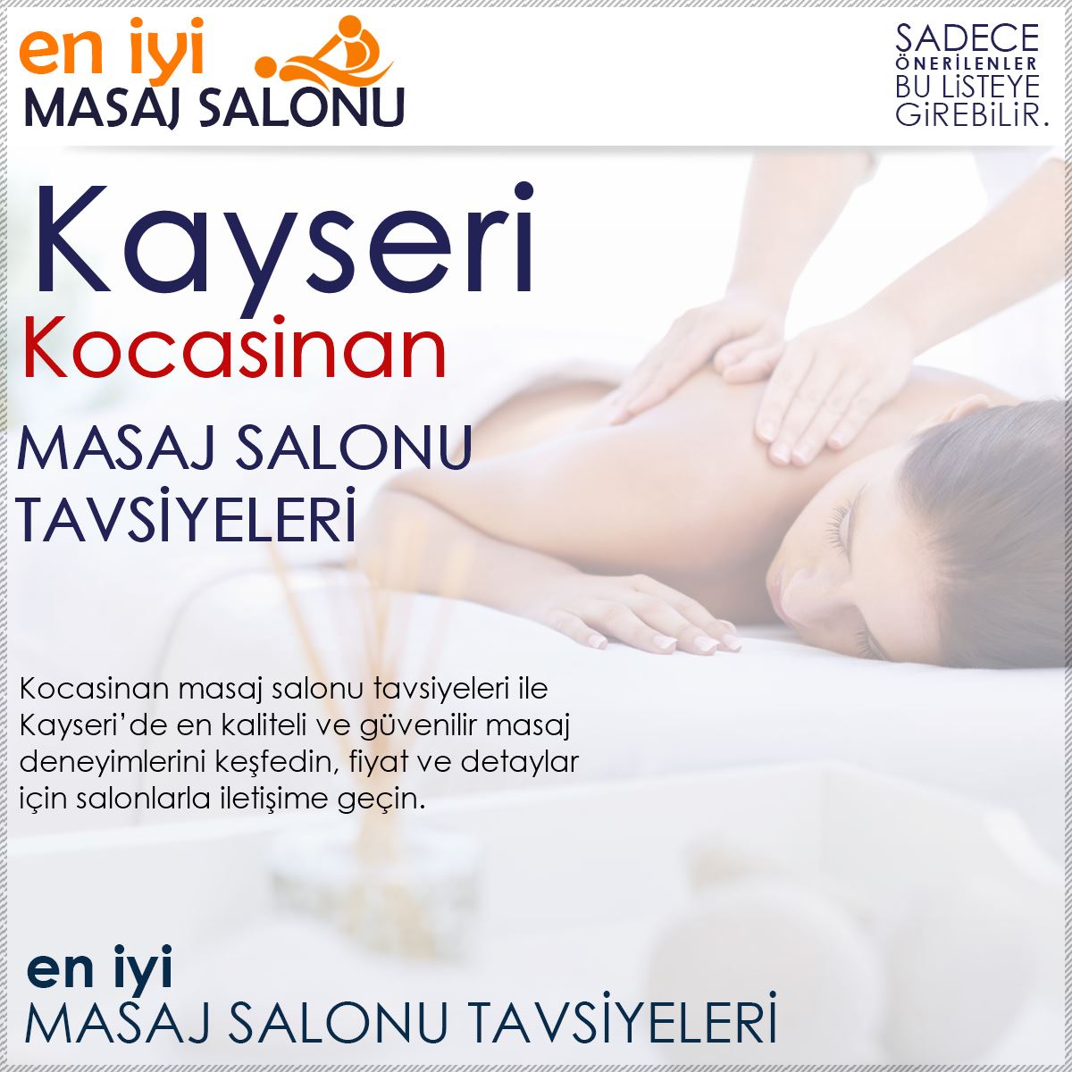 Kocasinan Masaj Salonu Tavsiyeleri