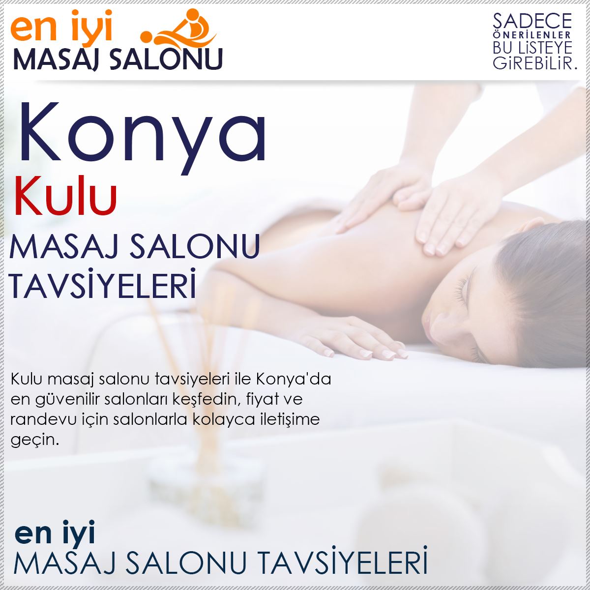 Kulu Masaj Salonu Tavsiyeleri
