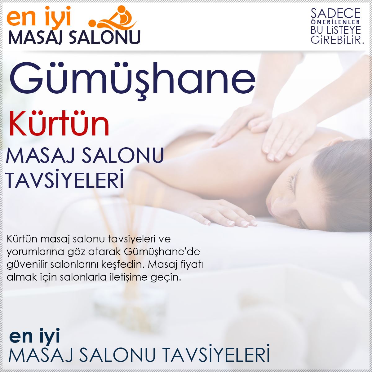 Kürtün Masaj Salonu Tavsiyeleri