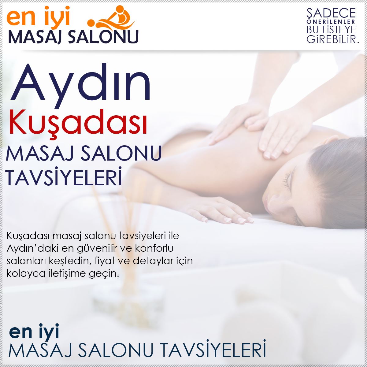 Kuşadası Masaj Salonu Tavsiyeleri