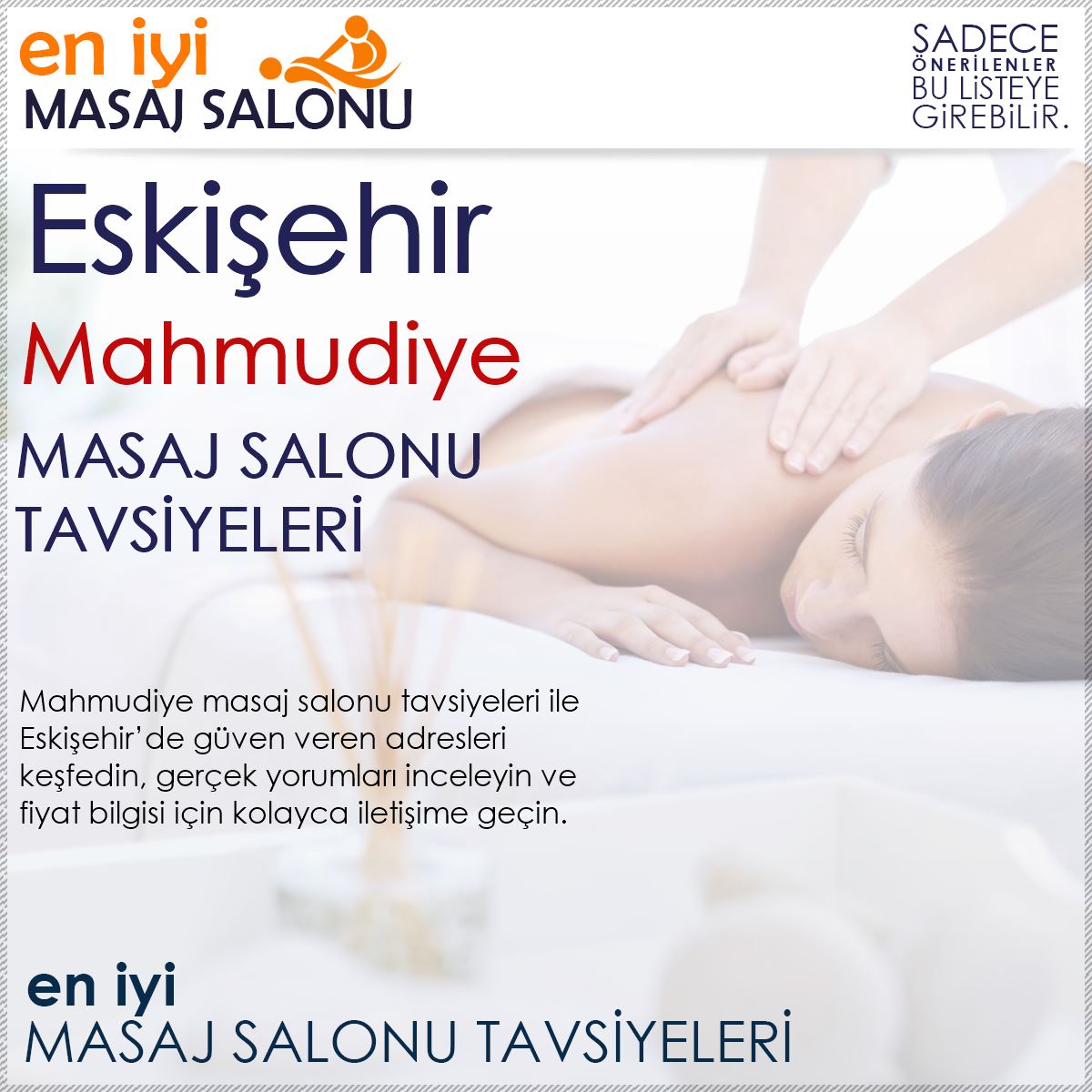 Mahmudiye Masaj Salonu Tavsiyeleri