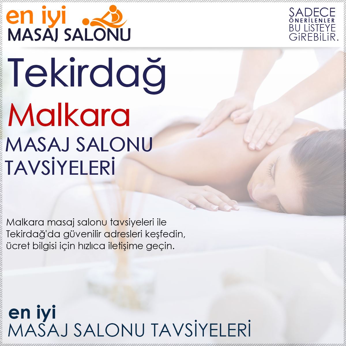 Malkara Masaj Salonu Tavsiyeleri