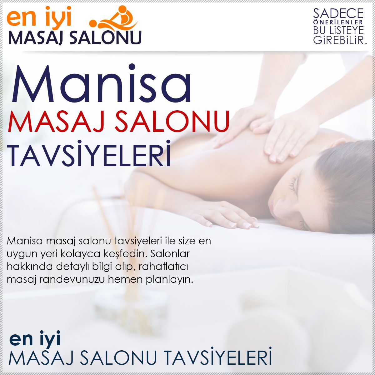 Manisa Masaj Salonu Tavsiyeleri