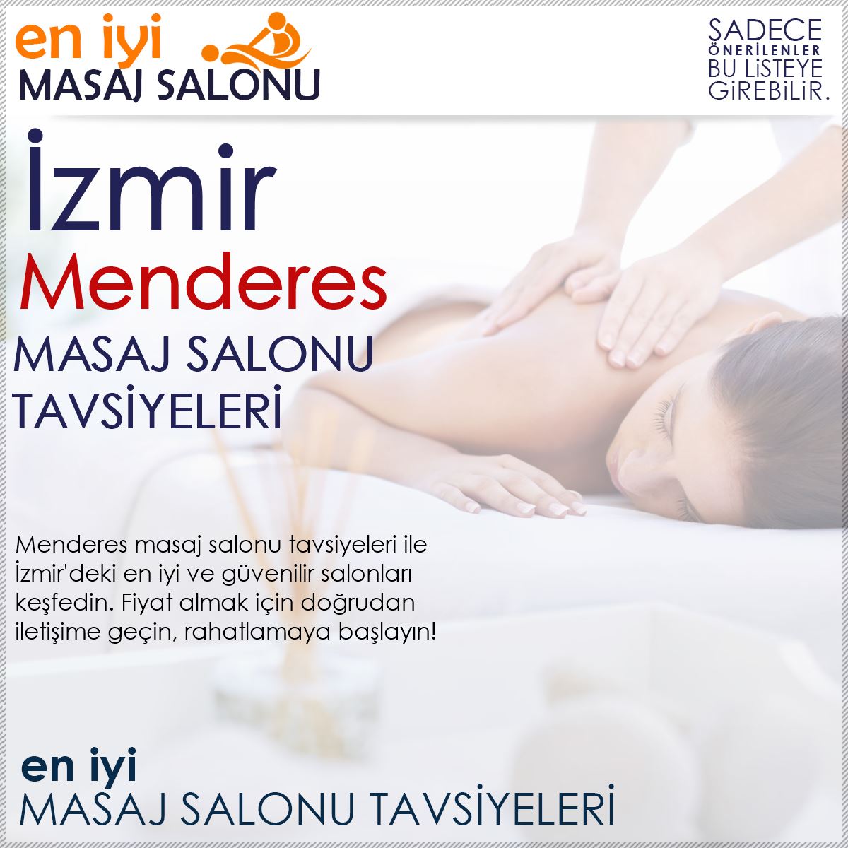 Menderes Masaj Salonu Tavsiyeleri