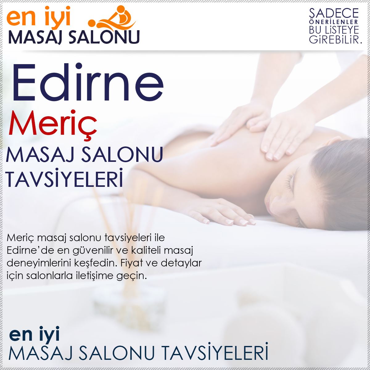 Meriç Masaj Salonu Tavsiyeleri