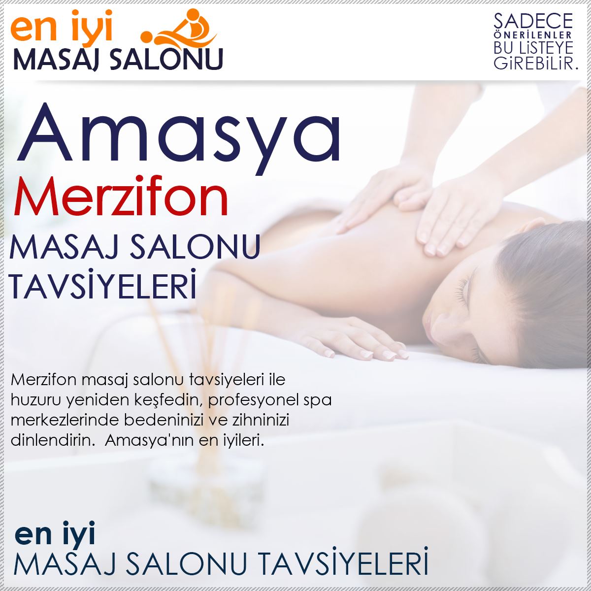 Merzifon Masaj Salonu Tavsiyeleri