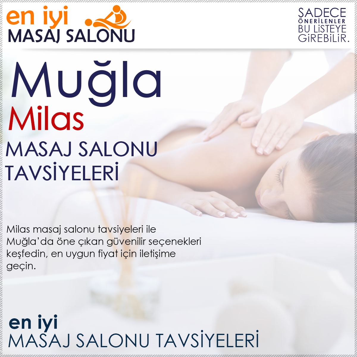 Milas Masaj Salonu Tavsiyeleri