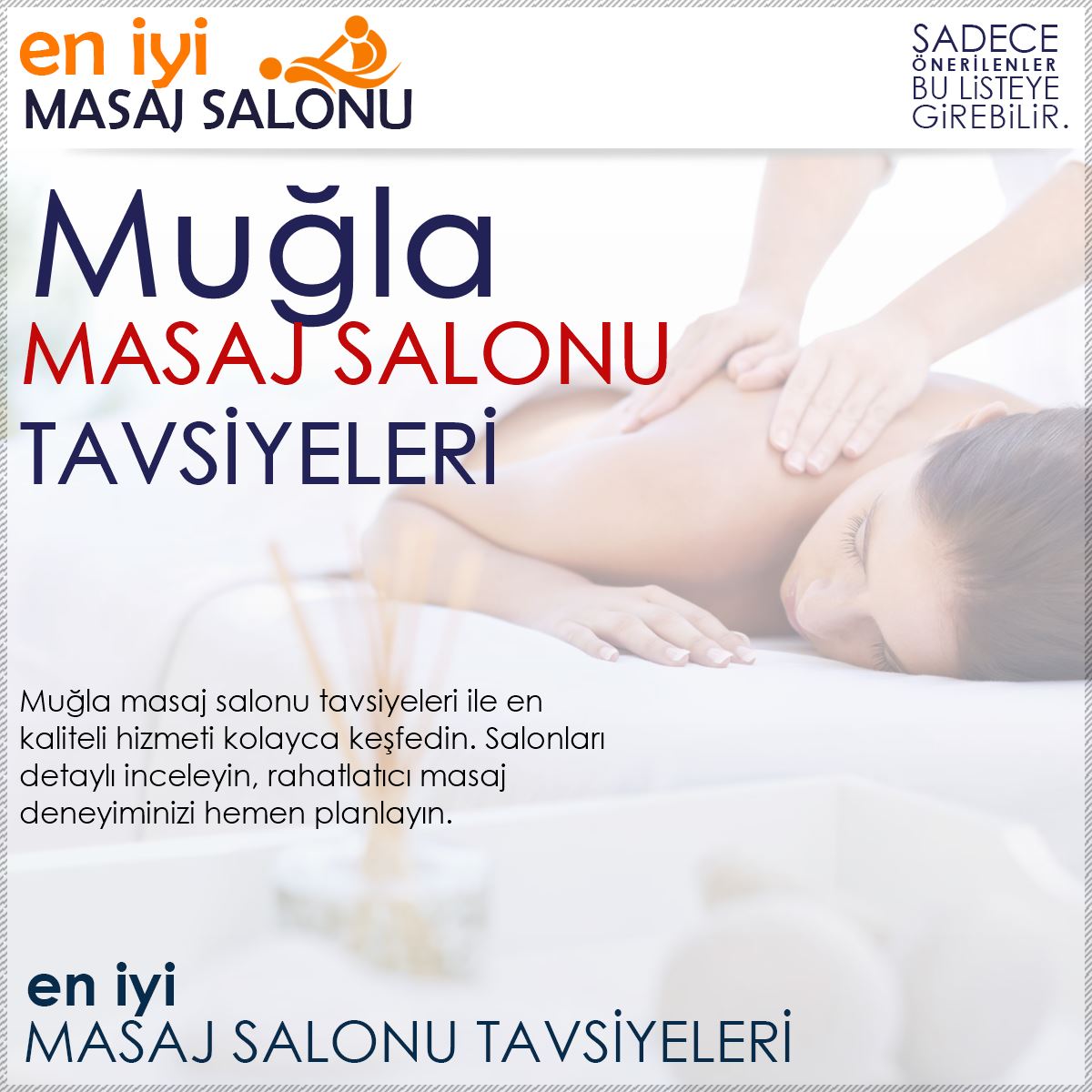 Muğla Masaj Salonu Tavsiyeleri