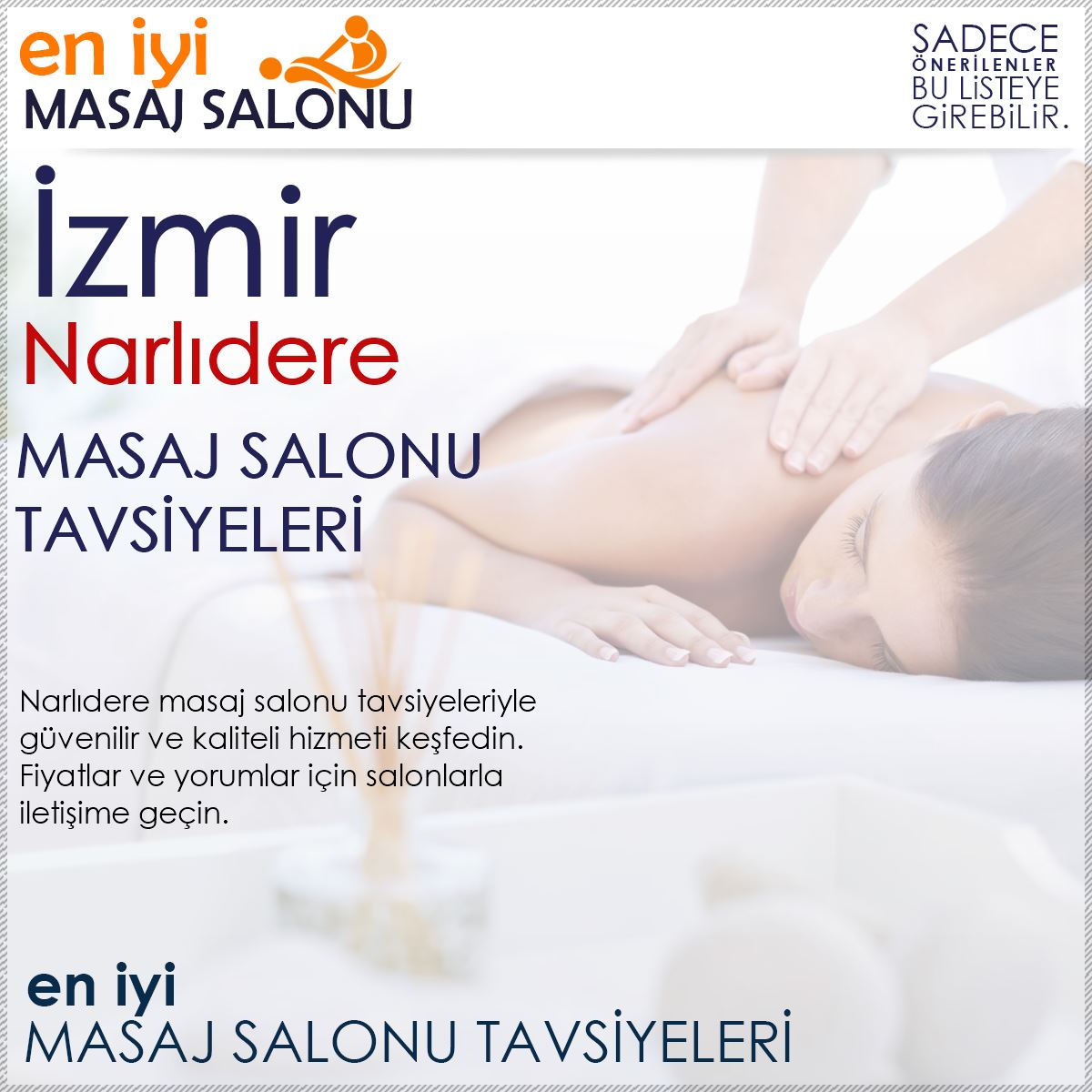 Narlıdere Masaj Salonu Tavsiyeleri