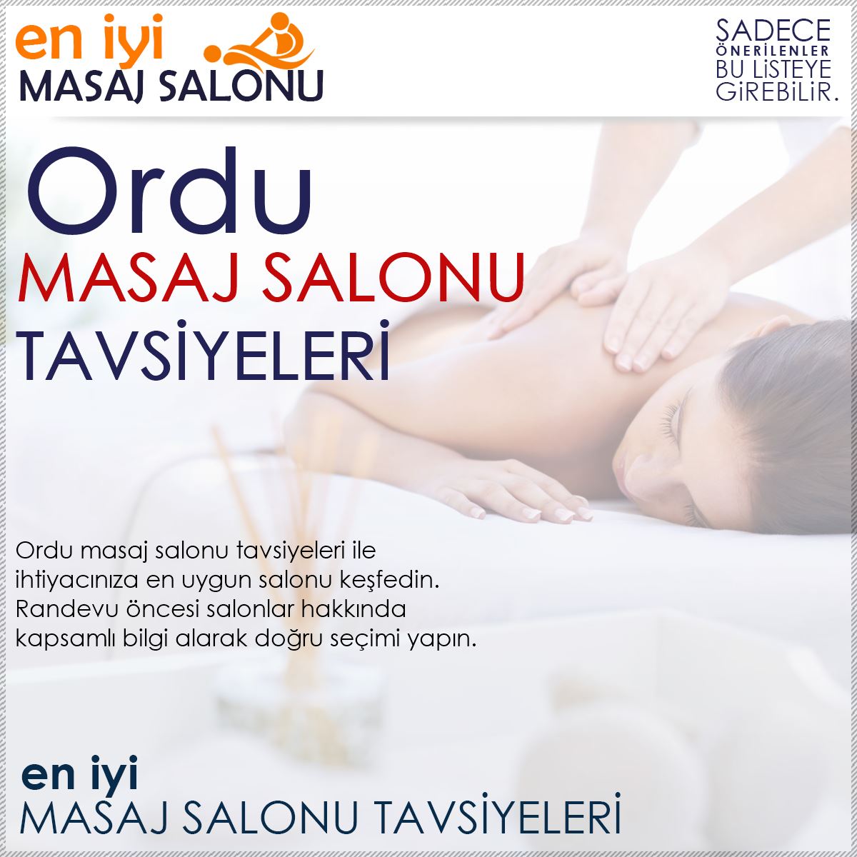 Ordu Masaj Salonu Tavsiyeleri