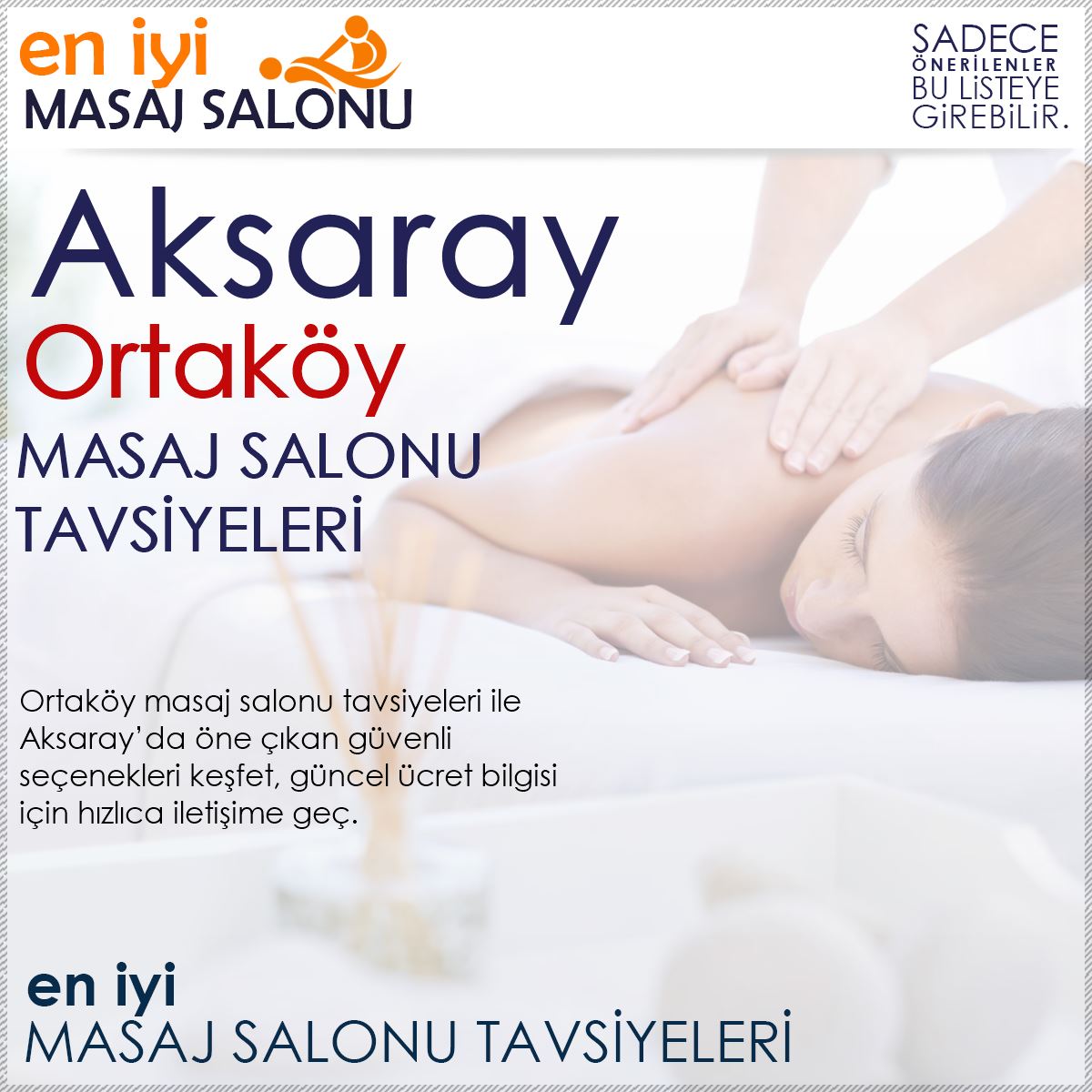Ortaköy Masaj Salonu Tavsiyeleri