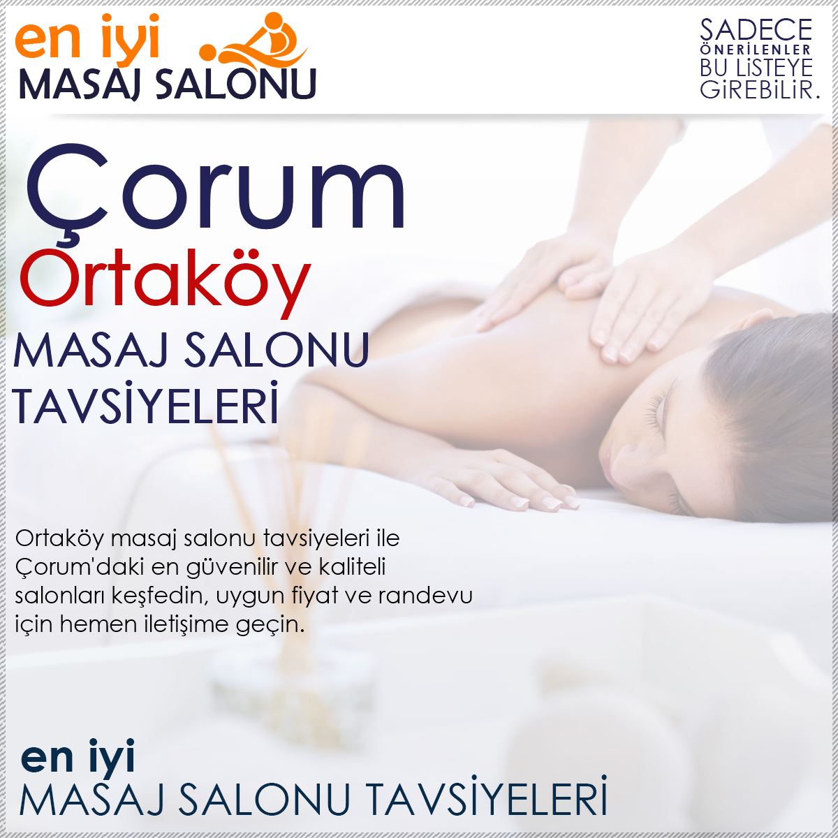 Ortaköy Masaj Salonu Tavsiyeleri