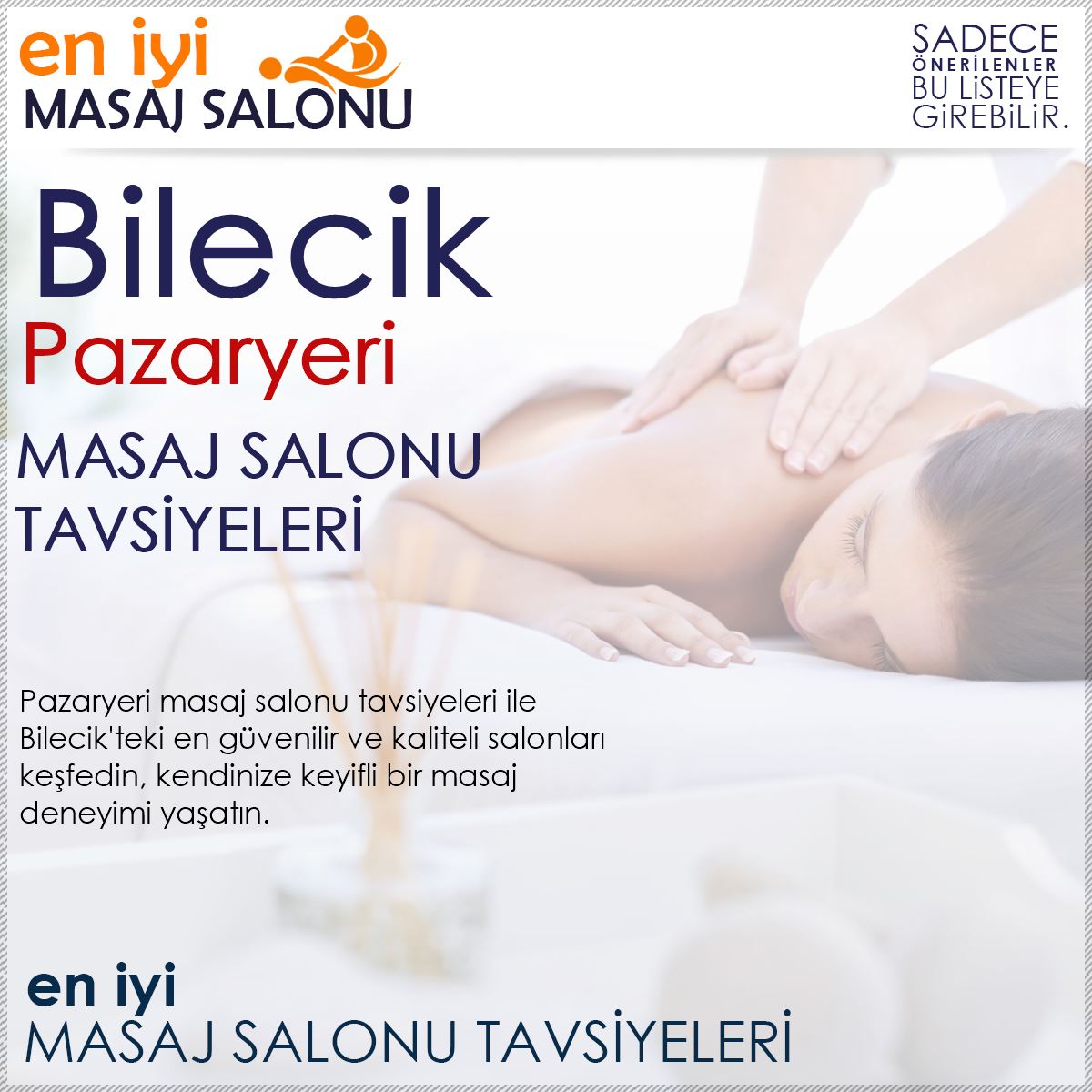 Pazaryeri Masaj Salonu Tavsiyeleri