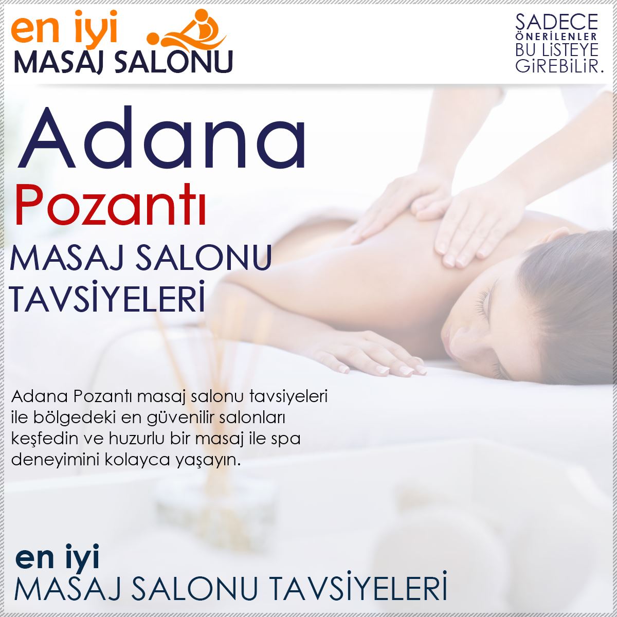 Pozantı Masaj Salonu Tavsiyeleri