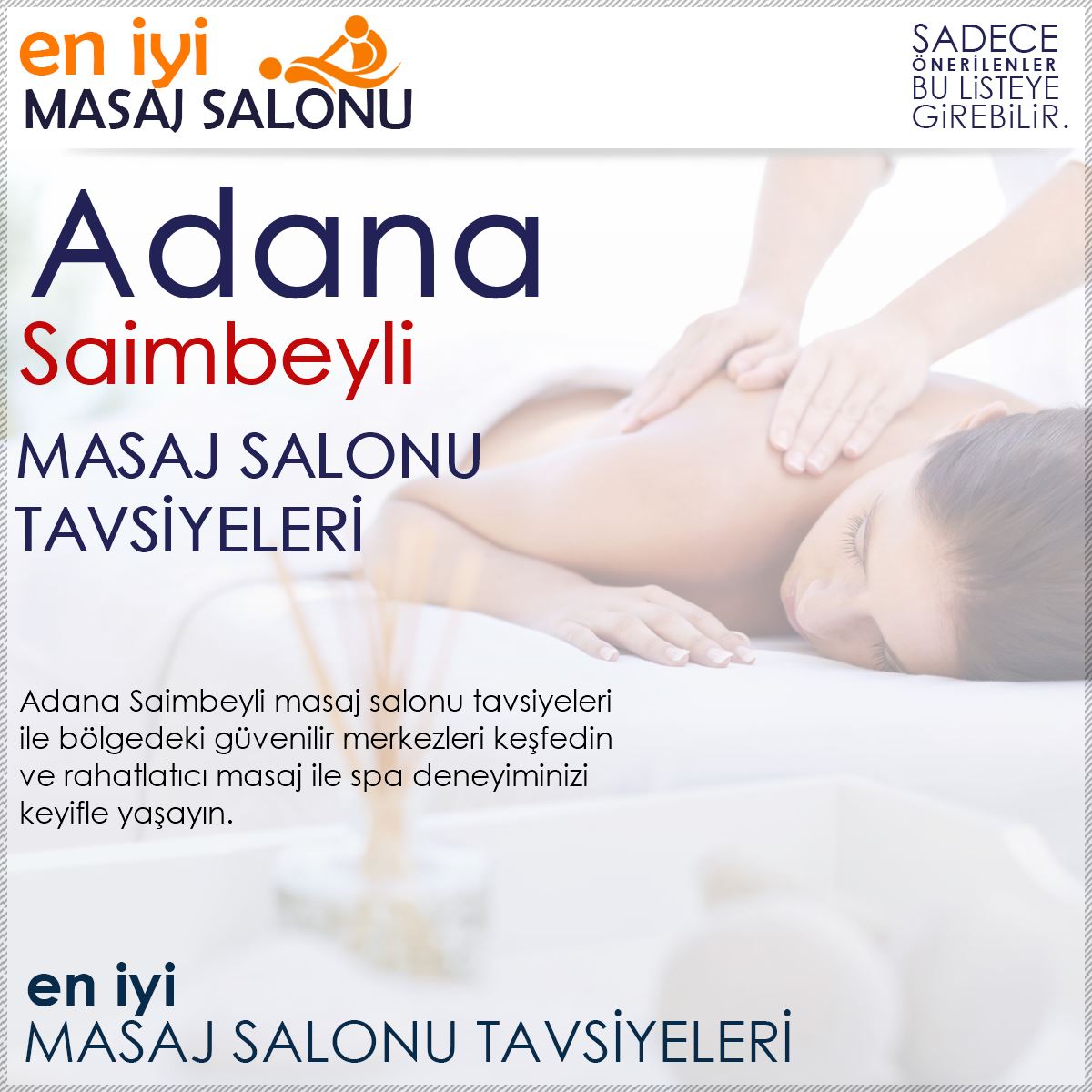 Saimbeyli Masaj Salonu Tavsiyeleri