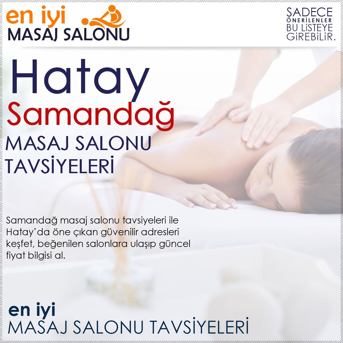 Samandağ Masaj Salonu Tavsiyeleri