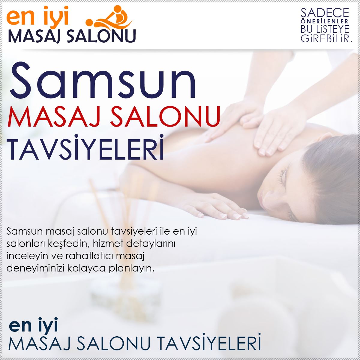 Samsun Masaj Salonu Tavsiyeleri