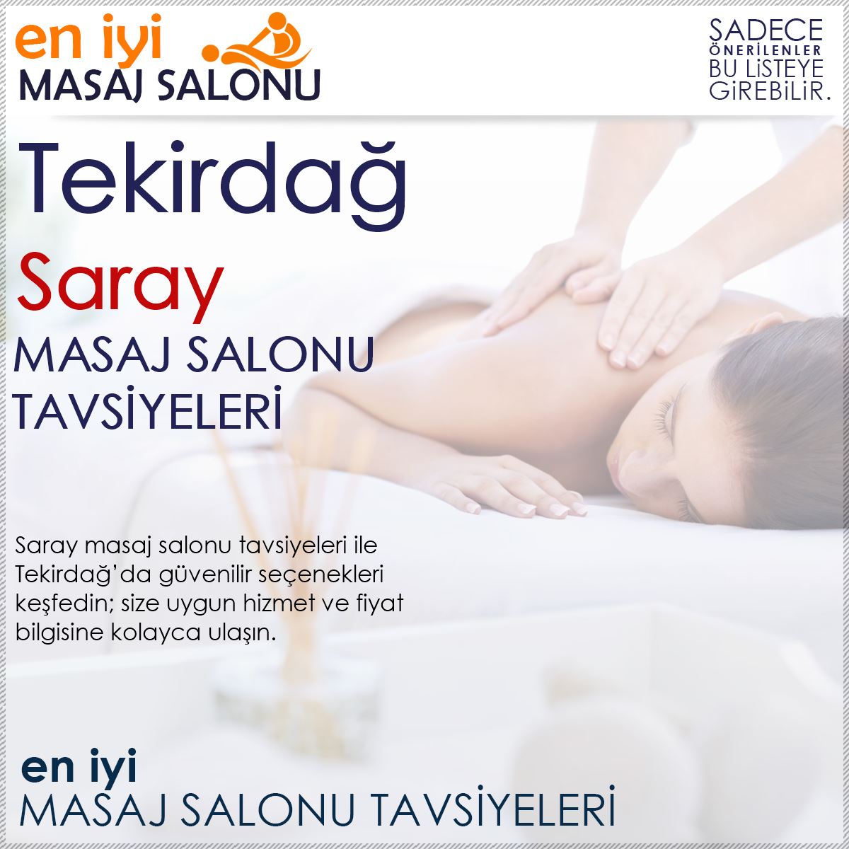 Saray Masaj Salonu Tavsiyeleri