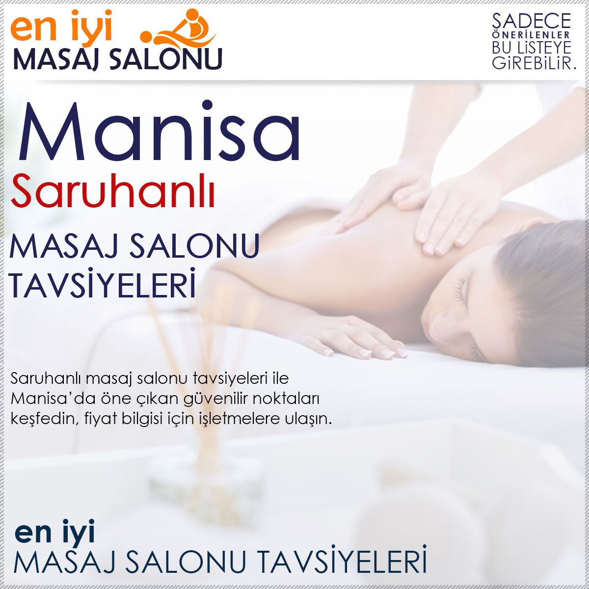 Saruhanlı Masaj Salonu Tavsiyeleri