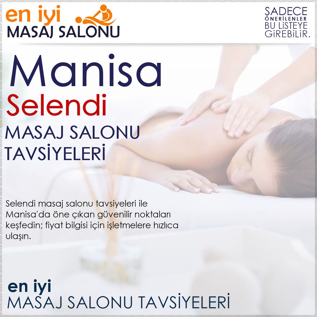 Selendi Masaj Salonu Tavsiyeleri