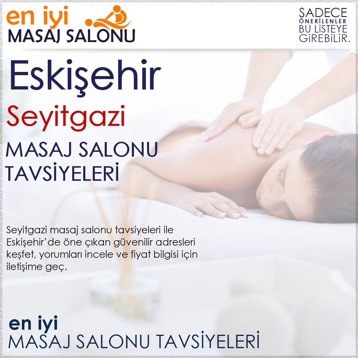 Seyitgazi Masaj Salonu Tavsiyeleri