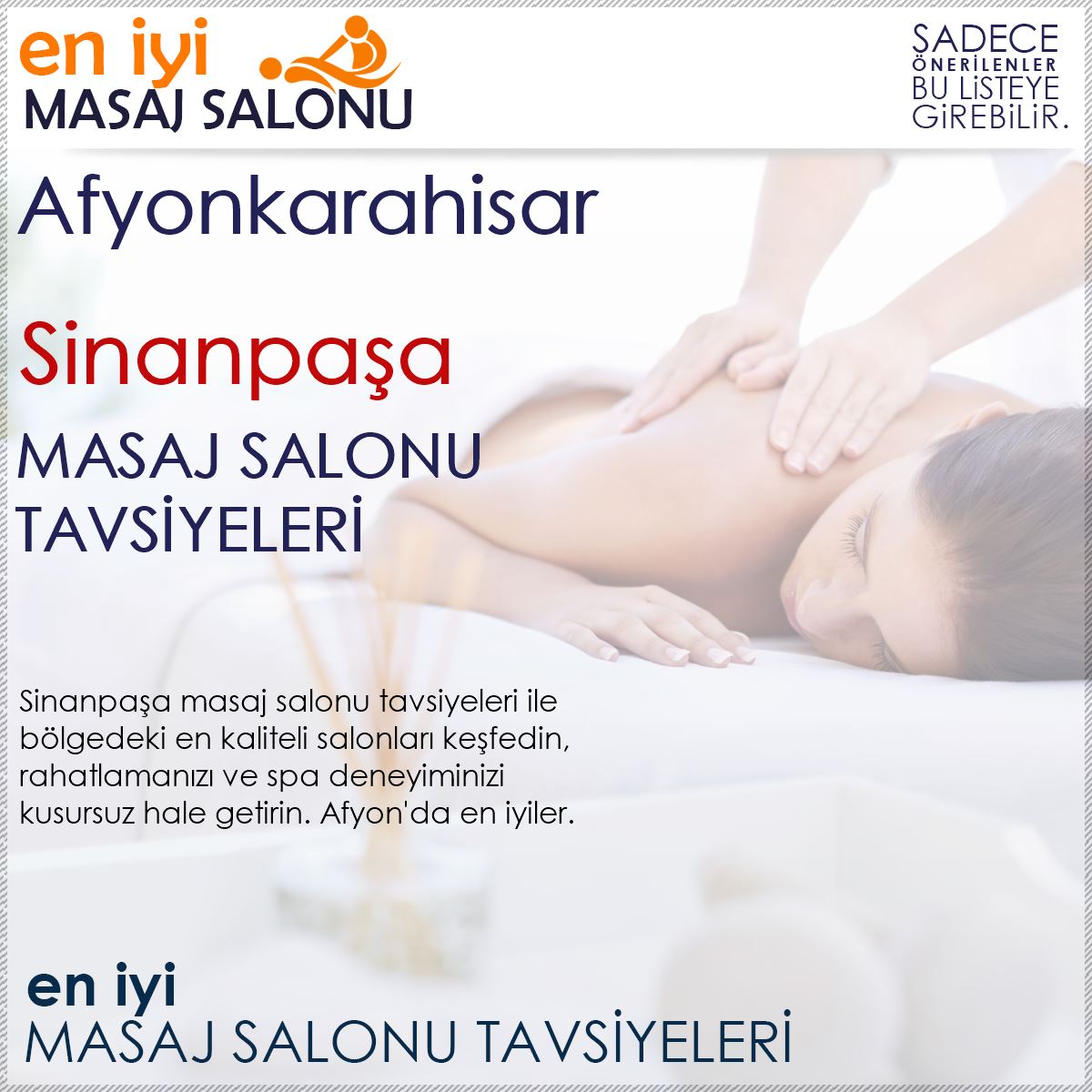 Sinanpaşa Masaj Salonu Tavsiyeleri