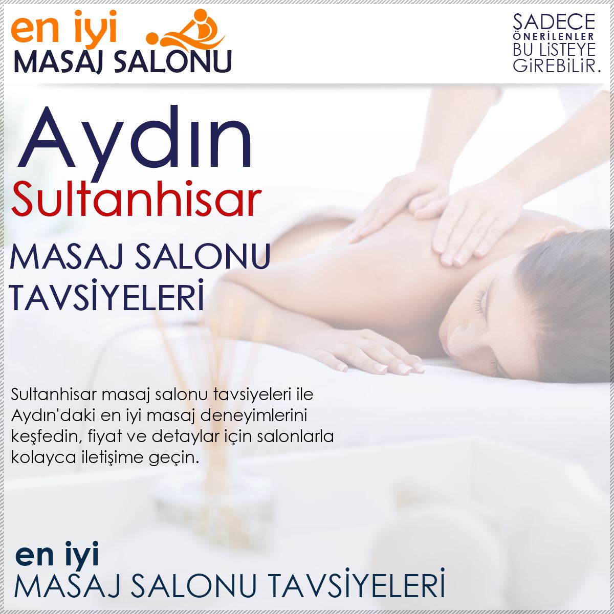 Sultanhisar Masaj Salonu Tavsiyeleri