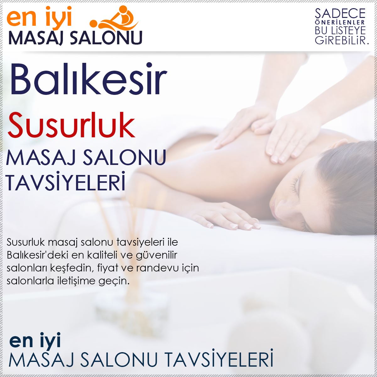 Susurluk Masaj Salonu Tavsiyeleri