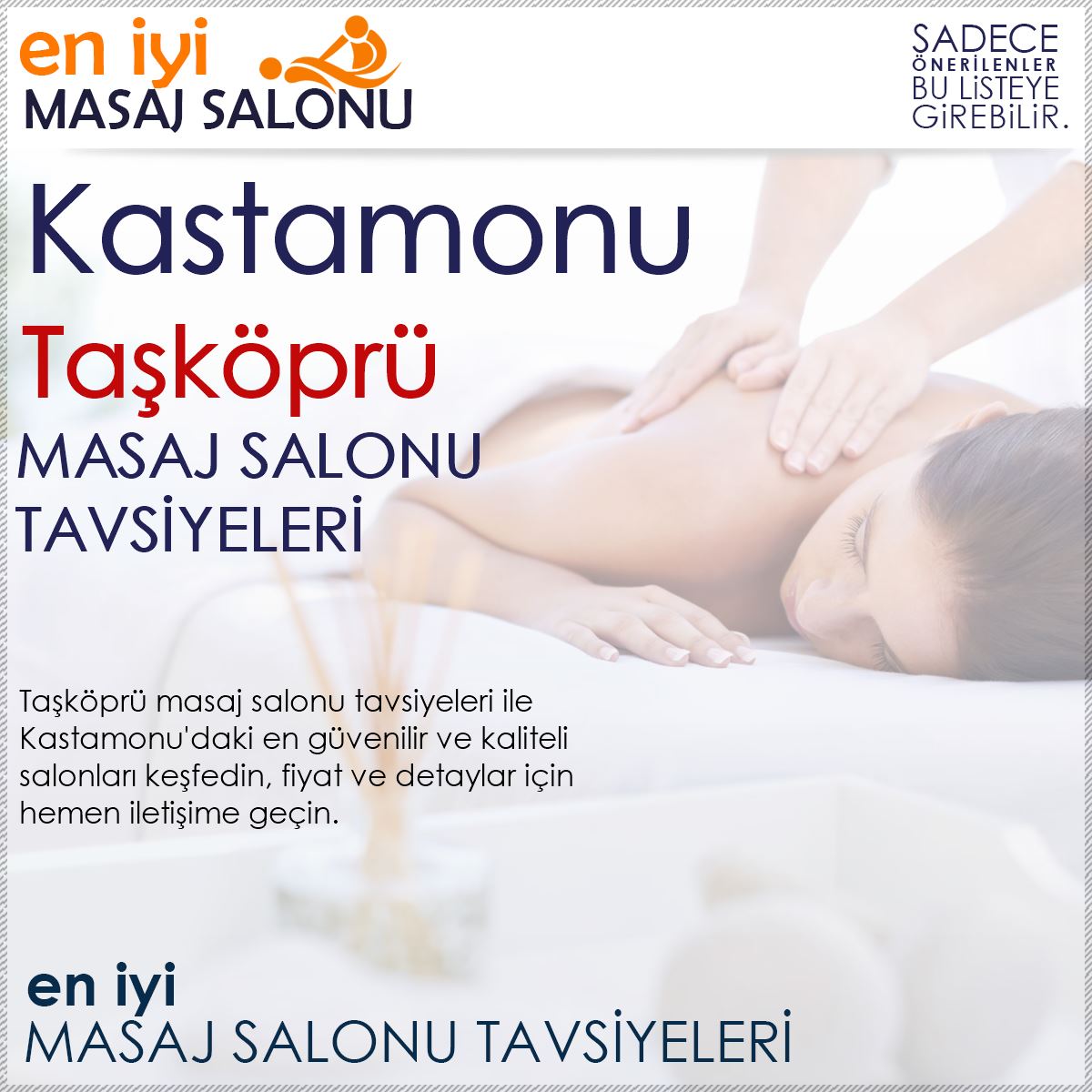 Taşköprü Masaj Salonu Tavsiyeleri