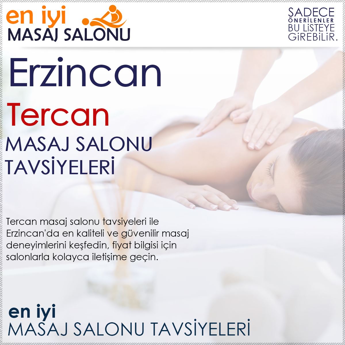 Tercan Masaj Salonu Tavsiyeleri