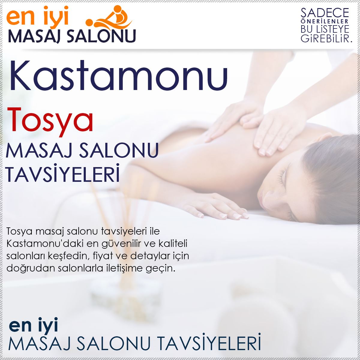Tosya Masaj Salonu Tavsiyeleri