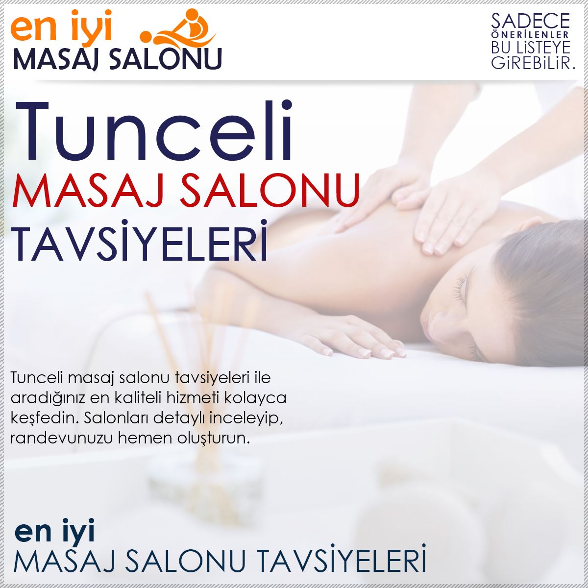 Tunceli Masaj Salonu Tavsiyeleri
