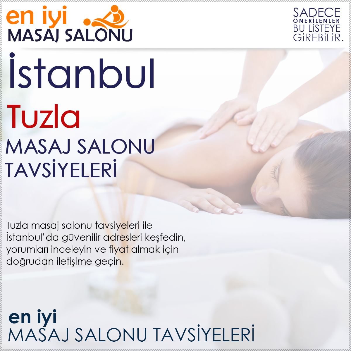 Tuzla Masaj Salonu Tavsiyeleri