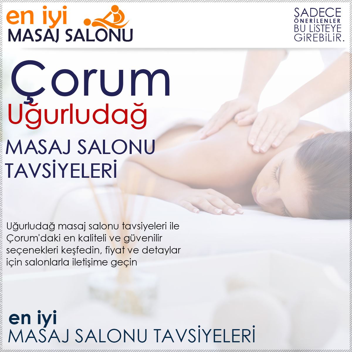 Uğurludağ Masaj Salonu Tavsiyeleri