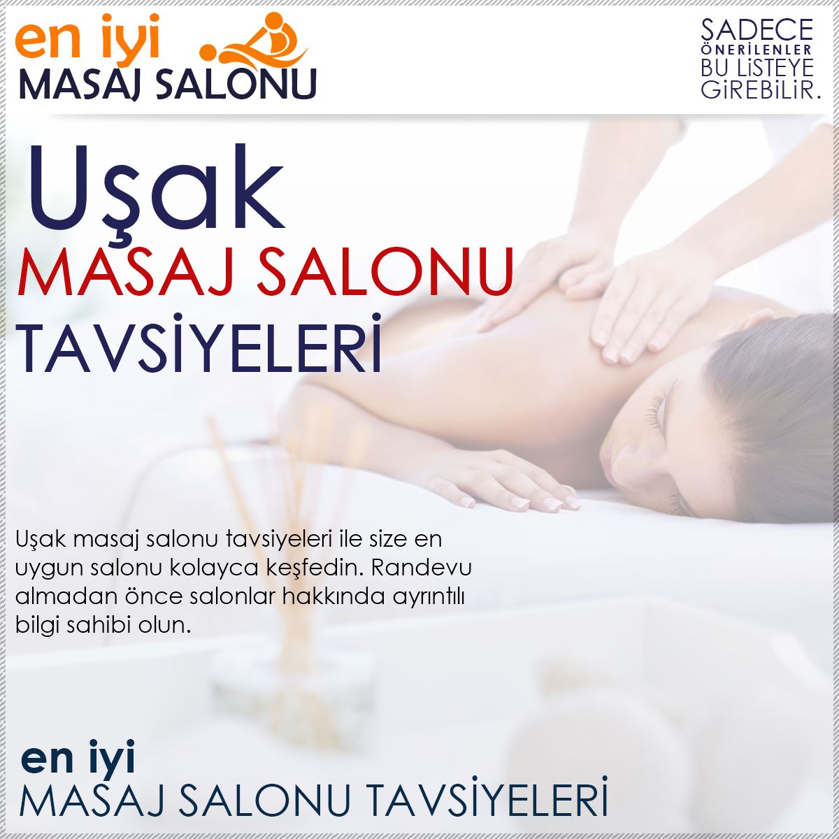 Uşak Masaj Salonu Tavsiyeleri
