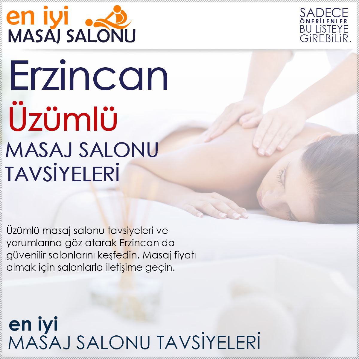 Üzümlü Masaj Salonu Tavsiyeleri